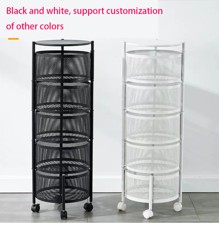 5 Layer Square Shape Kitchen Rack